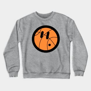 Basketball Emoji Crewneck Sweatshirt